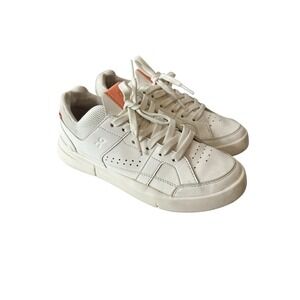 On Cloud The Roger Clubhouse White Rosewood Pink Shoes Sneakers - Womens 6.5